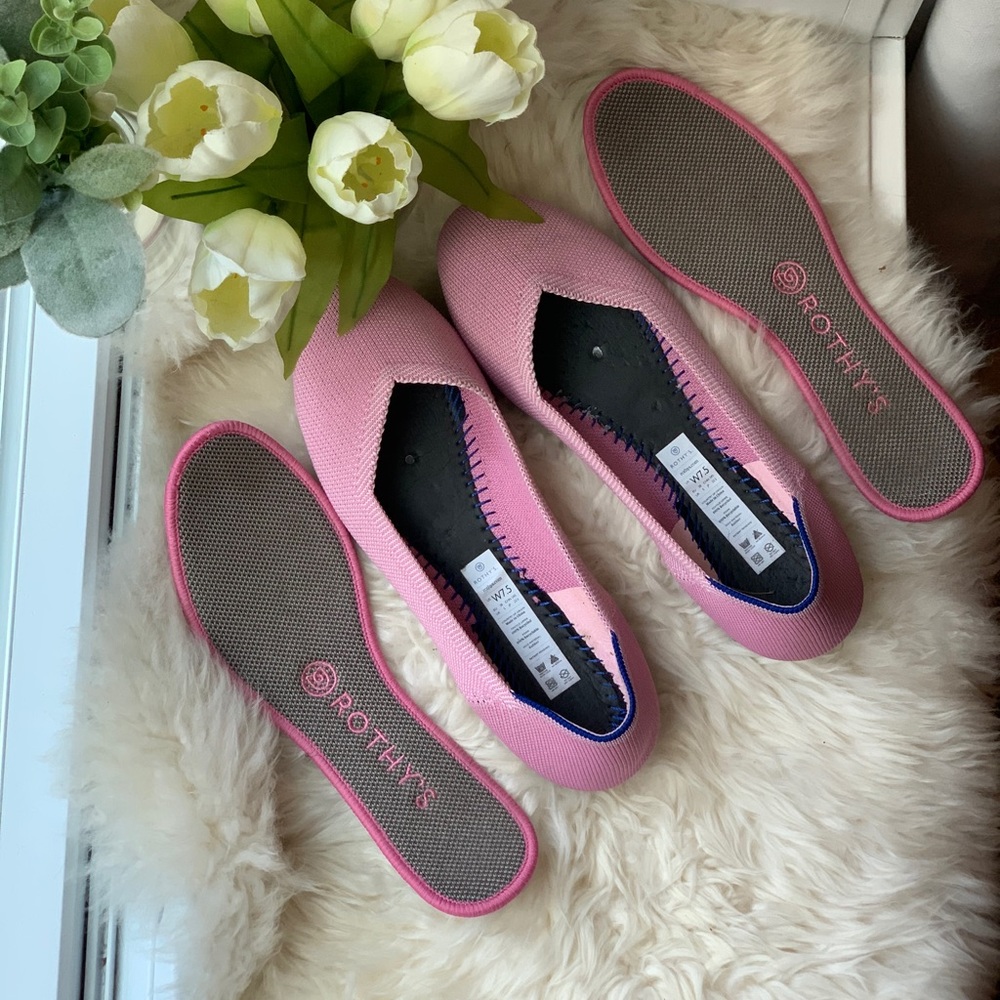 ✨SOLD Rothy’s Round Begonia Flat Pink *Retired* - Picture 4 of 10